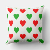 クリスマスハートパターン装飾用クッション クッション (裏面)