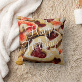 クリスマスハート型シュガークッキー クッション (ブランケット)