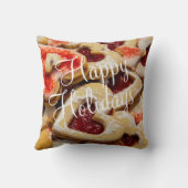 クリスマスハート型シュガークッキー クッション (裏面)