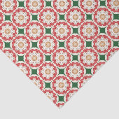 クリスマスハート抽象デザイン 薄葉紙 (詳細)