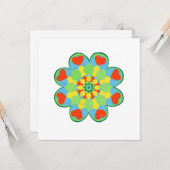 クリスマスハート曼荼羅 カード (正面/裏面インサイチュ)