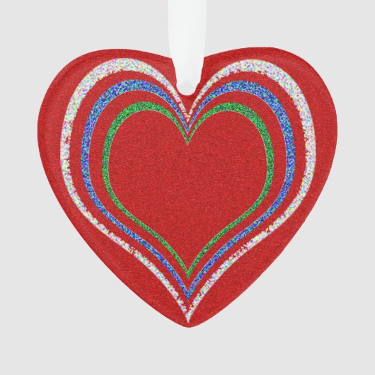 クリスマスハート- オーナメント (正面)