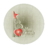 クリスマスハート カッティングボード (正面)