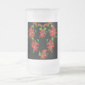 クリスマスハート フロストグラスビールジョッキ (中央)