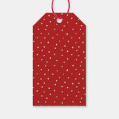 クリスマスハートCookie |タータンチェックプレイド ギフトタグ (裏面)