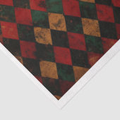 クリスマスハーリキンの背景 薄葉紙 (詳細)