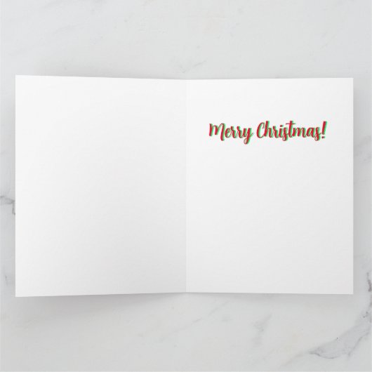 クリスマスバおもしろいーが不平を言うプグ カード (内部)