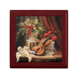 クリスマスバイオリン音楽 ギフトボックス