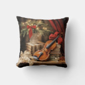 クリスマスバイオリン音楽 クッション (正面)