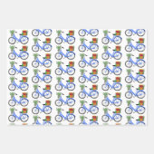 クリスマスバイクRVsトラック輸送品種パック ラッピングペーパーシート (正面)