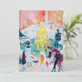 クリスマスバイフロリン・ステティハイマー サンキューカード (スタンド正面)