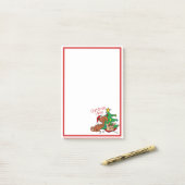 クリスマスバイブダシュント犬のポストイットノート ポストイット (デスク上)