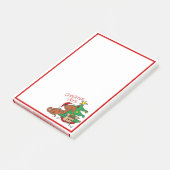 クリスマスバイブダシュント犬のポストイットノート ポストイット (アングル)