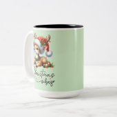 クリスマスバイブツートーンマグ ツートーンマグカップ (正面左)