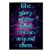 クリスマスバイブル引用文タイポグラフィ (正面)