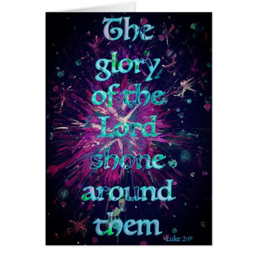 クリスマスバイブル引用文タイポグラフィ (正面)