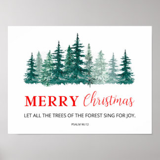 クリスマスバイブル聖句ウォールアート ポスター