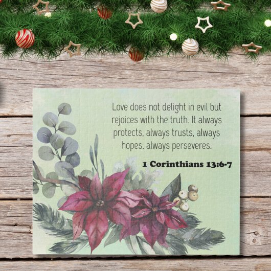 クリスマスバイブル聖句ジグソーパズル ジグソーパズル