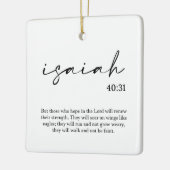 クリスマスバイブル聖句セラミックオーナメント セラミックオーナメント (左)