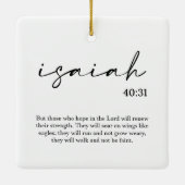 クリスマスバイブル聖句セラミックオーナメント セラミックオーナメント (裏面)