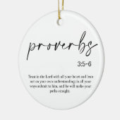 クリスマスバイブル聖句セラミックオーナメント セラミックオーナメント (左)