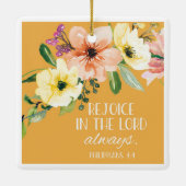 クリスマスバイブル聖句セラミックオーナメント セラミックオーナメント (裏面)