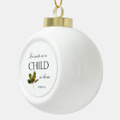 クリスマスバイブル聖句セラミックボールオーナメント セラミックボールオーナメント (右)