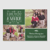 クリスマスバイブル聖句タイポグラフィホリデーフォト (正面)