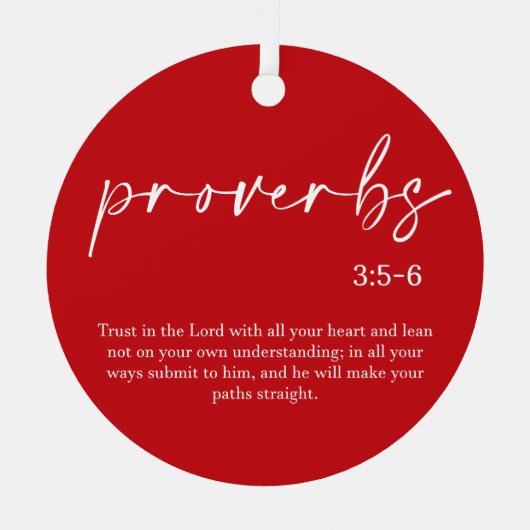 クリスマスバイブル聖句メタルオーナメント メタルオーナメント (正面)