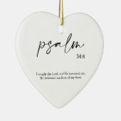 クリスマスバイブル聖句詩篇セラミックオーナメント セラミックオーナメント (右)
