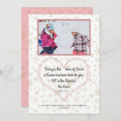 クリスマスバイブル·バース·メシア·ファミリー写真 シーズンカード (正面/裏面)