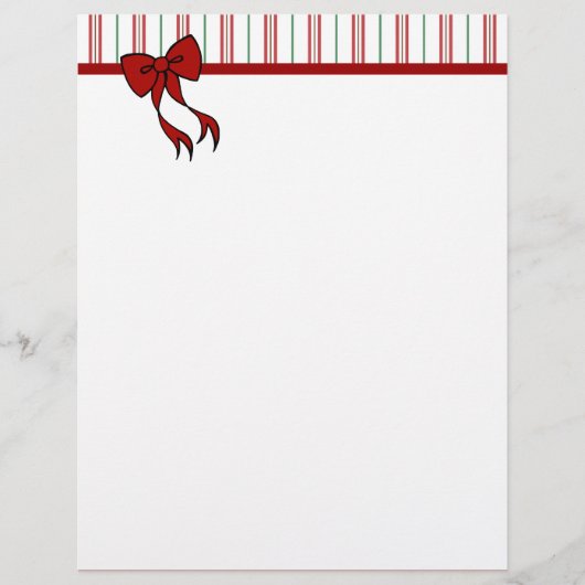 クリスマスバウのレターヘッド (正面)