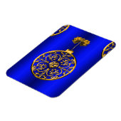 クリスマスバウブオンブルー マグネット (左側)