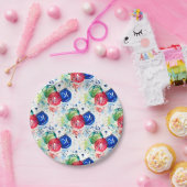 クリスマスバウブルウォータカラーオーナメントプレート ペーパープレート (パーティー)