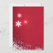 クリスマスバウブルパーティの招待状 招待状 (裏面)