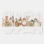 クリスマスバウブルパーティーボックス – クリスマスに最適 フェイバーボックス (見開き)