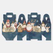 クリスマスバウブルパーティーボックス – クリスマスに最適 フェイバーボックス (見開き)