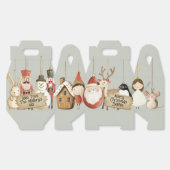 クリスマスバウブルパーティーボックス – クリスマスに最適 フェイバーボックス (見開き)