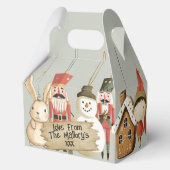 クリスマスバウブルパーティーボックス – クリスマスに最適 フェイバーボックス (裏面)