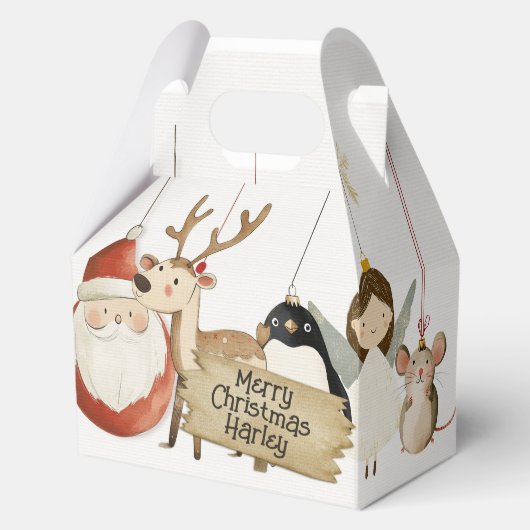 クリスマスバウブルパーティーボックス – クリスマスに最適 フェイバーボックス (正面)