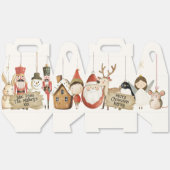 クリスマスバウブルパーティーボックス – クリスマスに最適 フェイバーボックス (見開き)