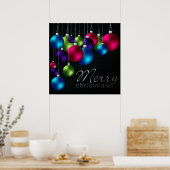 クリスマスバウブルボナンザコレクションポスター ポスター (キッチン)