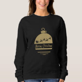クリスマスバウブルメリークリスマス スウェットシャツ (正面)