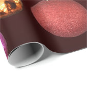 クリスマスバウブルラッピング紙 ラッピングペーパー (ロールコーナー)