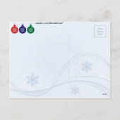 クリスマスバウブル シーズンポストカード (裏面)