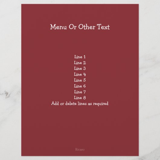 クリスマスバウブル チラシ (裏面)