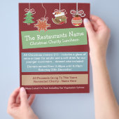 クリスマスバウブル チラシ (手)