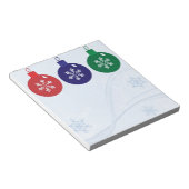 クリスマスバウブル ノートパッド (アングル)