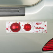 クリスマスバウブル バンパーステッカー (車上)