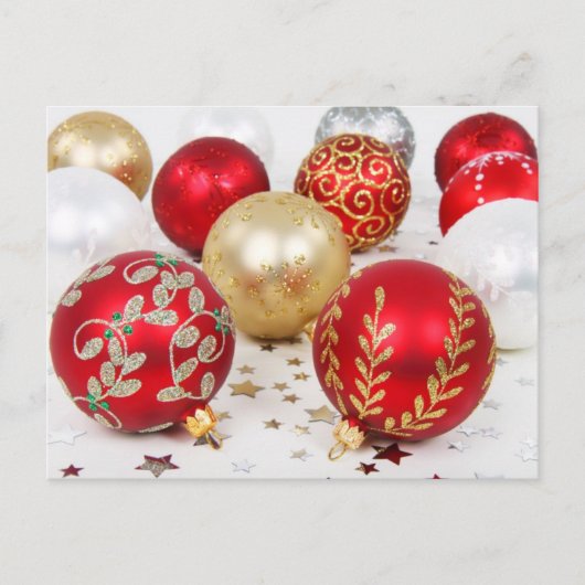 クリスマスバウブル ポストカード (正面)